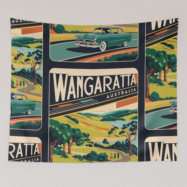 Item preview, Wangaratta Australia Vintage Travel Tourism designed and sold by TravelersGems.