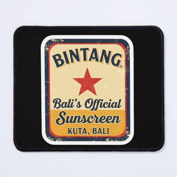 Item preview, Bali's Official Sunscreen: A Funny and Retro Bintang Beer Label designed and sold by Digital Dreams Arts.