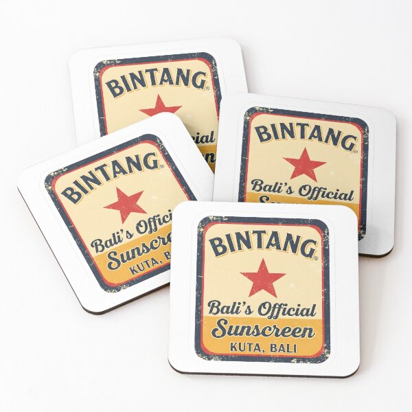 Item preview, Bali's Official Sunscreen: A Funny and Retro Bintang Beer Label designed and sold by Digital Dreams Arts.