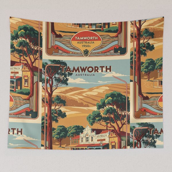 Item preview, Tamworth Australia Vintage Travel Tourism designed and sold by TravelersGems.