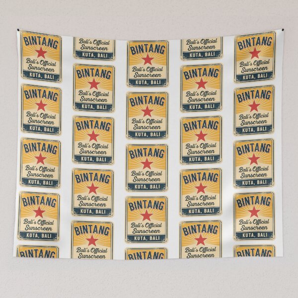 Item preview, It's Bintang Time!: A Nostalgic and Humorous Bali Design designed and sold by Digital Dreams Arts.