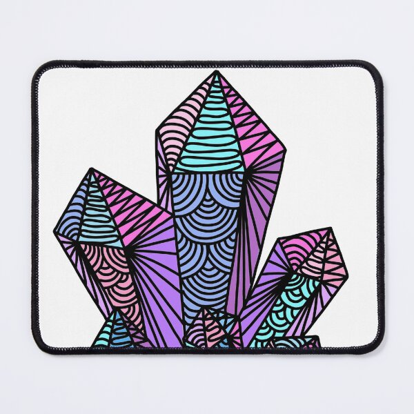 Item preview, Crystals colorful zentangle sticker designed and sold by DesignPMG.