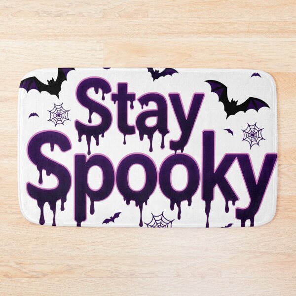 Item preview, Stay Spooky Halloween Quote with Dripping Font, Bats, and Spider Web Accents designed and sold by Mimoshi ⭐⭐⭐⭐⭐.