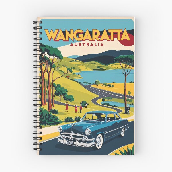 Item preview, Wangaratta Australia Vintage Travel Tourism designed and sold by TravelersGems.
