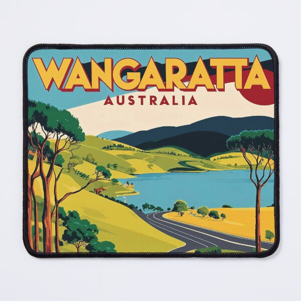 Item preview, Wangaratta Australia Vintage Travel Tourism designed and sold by TravelersGems.