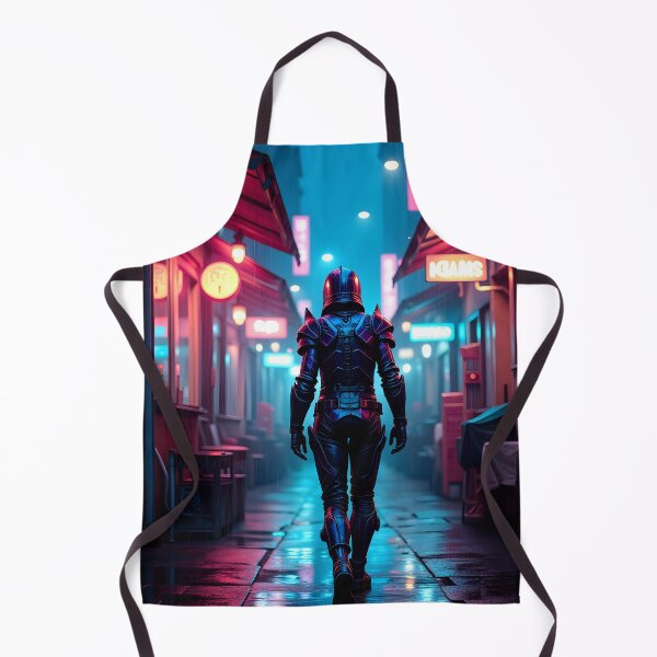 Item preview, Neon Samurai: A Journey Through Cyber Alley designed and sold by oanaunciuleanu.