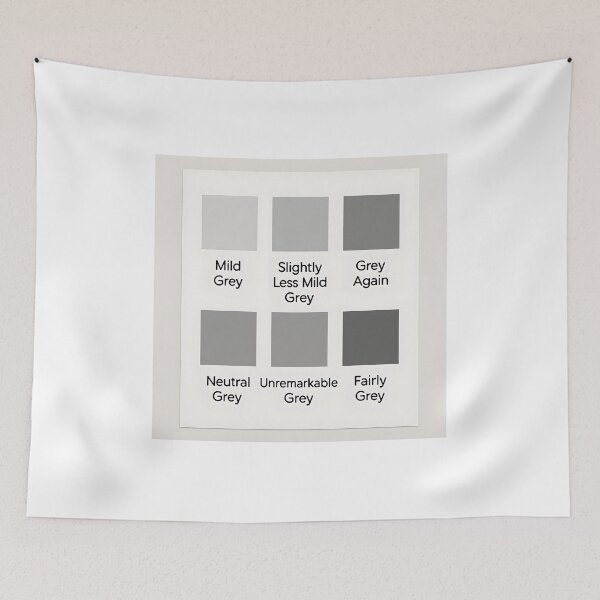 Item preview, Shades of Grey – Mildly Amusing Monochrome Chart designed and sold by WhisperFrame.