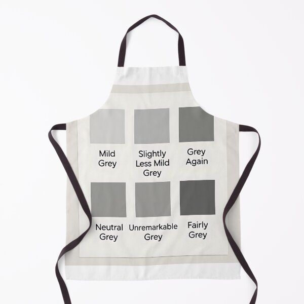 Item preview, Shades of Grey – Mildly Amusing Monochrome Chart designed and sold by WhisperFrame.