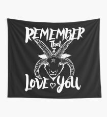 Denk daran, dass ich dich liebe Wandbehang