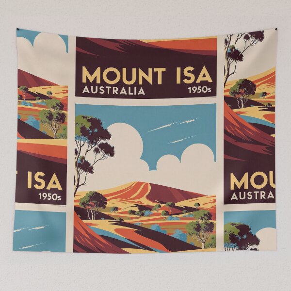 Item preview, Mount Isa Australia Vintage Travel Tourism 2 designed and sold by TravelersGems.