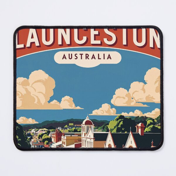 Item preview, Launceston Australia Vintage Travel Tourism designed and sold by TravelersGems.