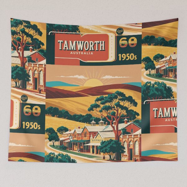 Item preview, Tamworth Australia Vintage Travel Tourism designed and sold by TravelersGems.