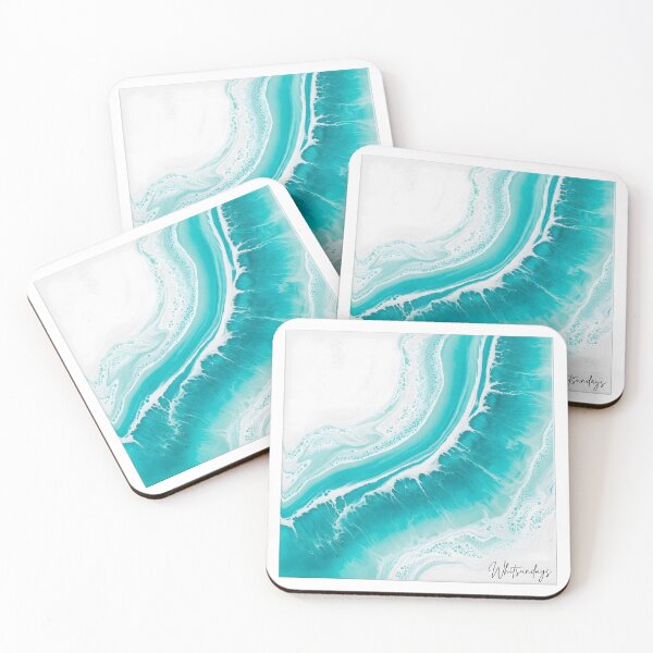 Item preview, The Swirling Sands of Whitehaven: A Modern & Minimalist Print designed and sold by Digital Dreams Arts.