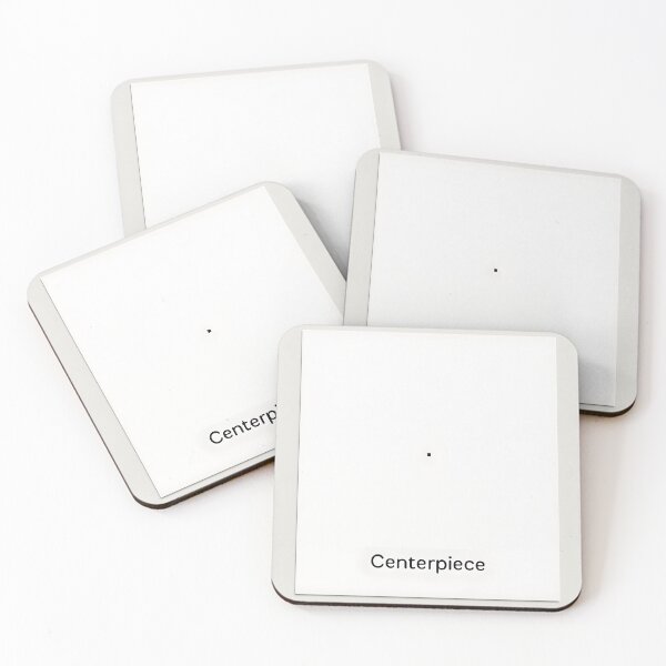 Item preview, Centerpiece – Minimalist Dot on White Canvas designed and sold by WhisperFrame.