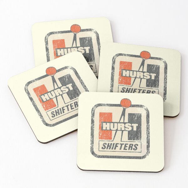 Item preview, 1968 Hurst Shifters - vintage drag, race car - aged, burnout, worn print. designed and sold by retropetrol.