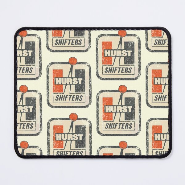 Item preview, 1968 Hurst Shifters - vintage drag, race car - aged, burnout, worn print. designed and sold by retropetrol.