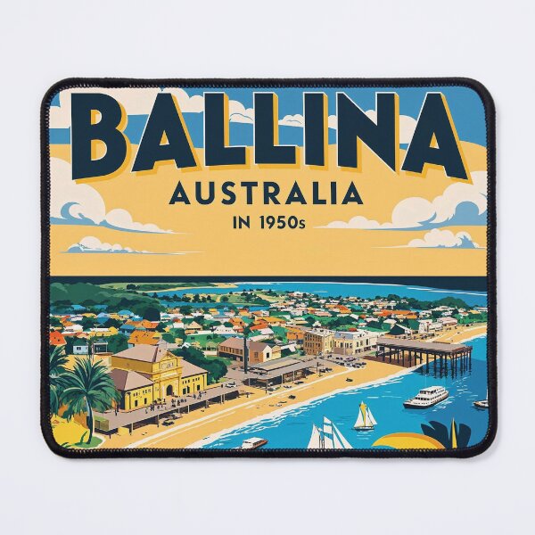 Item preview, Ballina Australia Vintage Travel Tourism designed and sold by TravelersGems.