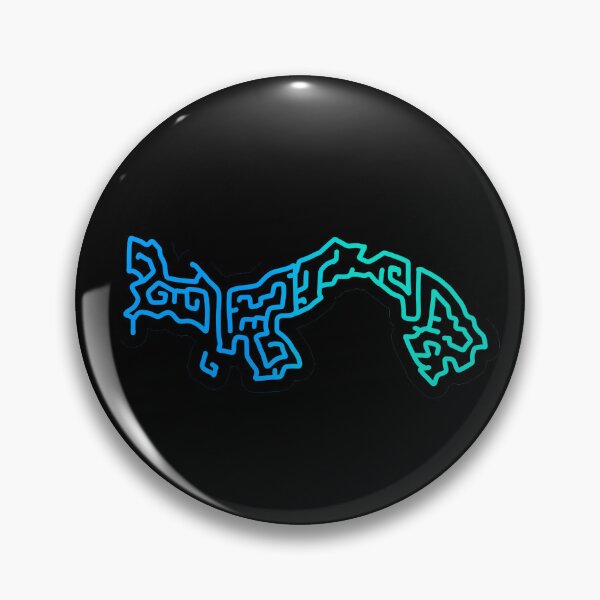 Item preview, Blue mola panama map sticker designed and sold by DesignPMG.