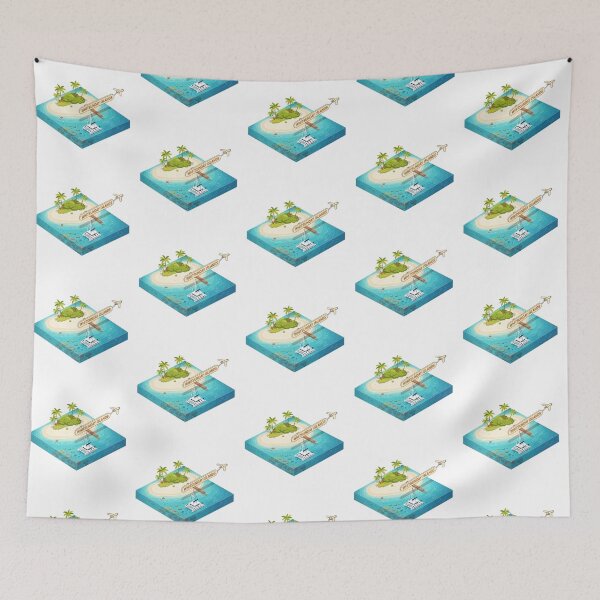 Item preview, A Slice of Paradise: A Playful Whitsunday Islands Isometric Art designed and sold by Digital Dreams Arts.