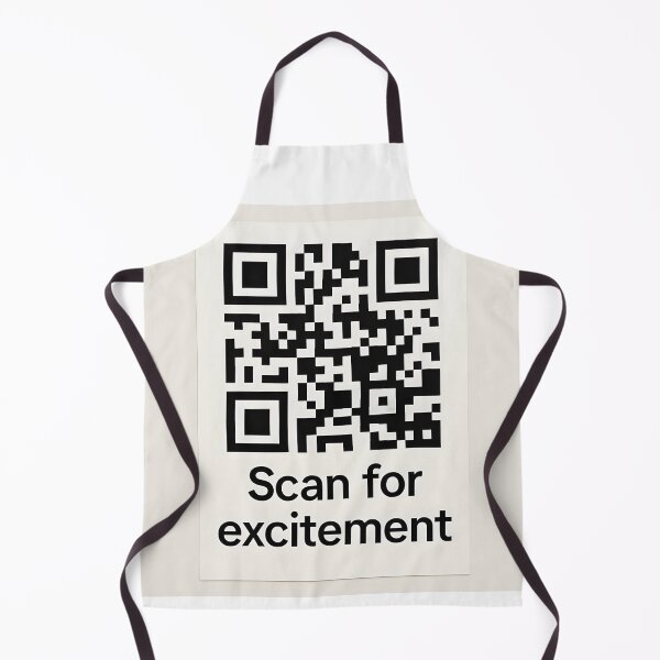 Item preview, Scan for Excitement – Minimalist QR Code Tease designed and sold by WhisperFrame.