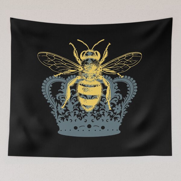 Item preview, Moody Gothic Queen Crown with Bee – Blue Green Design by Mazieblu designed and sold by Mazieblu.
