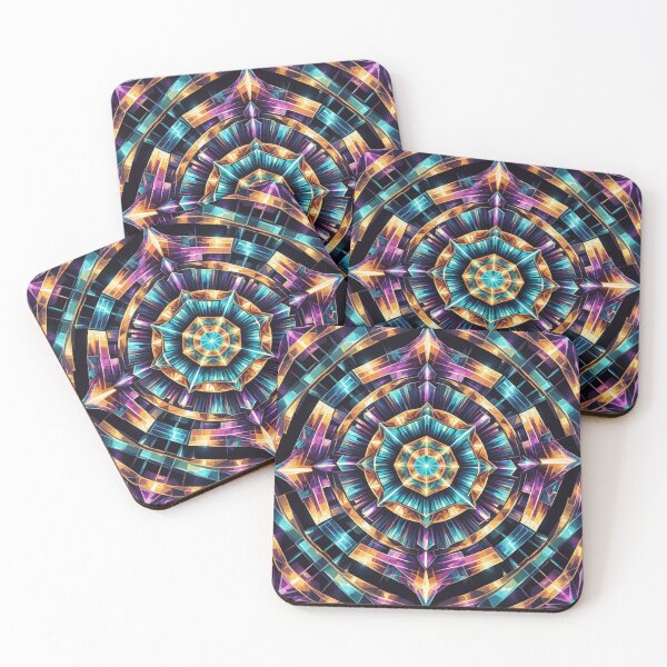 Item preview, August 8 Lionsgate Portal Kaleidoscope - AI Fantasy Digital Art Print designed and sold by KLP-Magick.