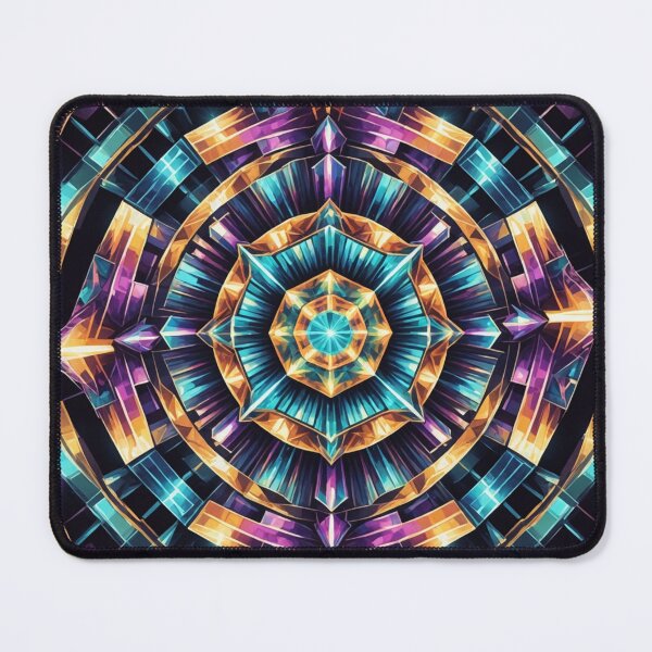 Item preview, August 8 Lionsgate Portal Kaleidoscope - AI Fantasy Digital Art Print designed and sold by KLP-Magick.