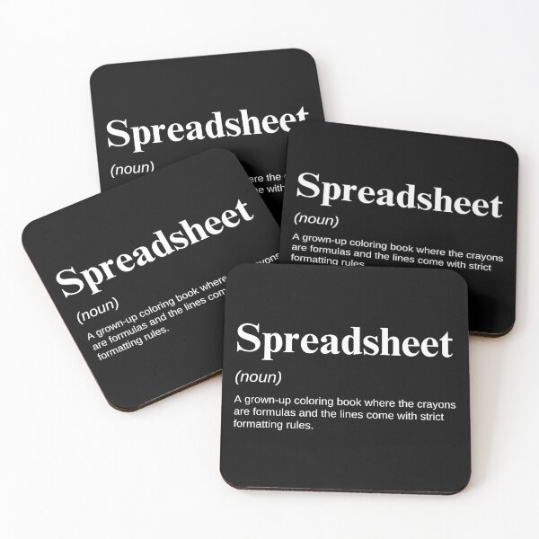 Item preview, Accountants And Data Analysts Funny Spreadsheet Saying designed and sold by CuteLovelyDesigns.