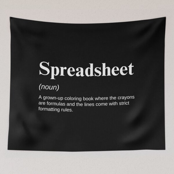 Item preview, Accountants And Data Analysts Funny Spreadsheet Saying designed and sold by CuteLovelyDesigns.