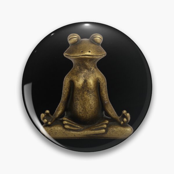 Item preview, Golden Zen Frog designed and sold by EarthandOcean.