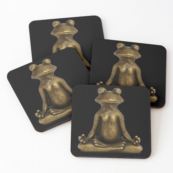 Item preview, Golden Zen Frog designed and sold by EarthandOcean.