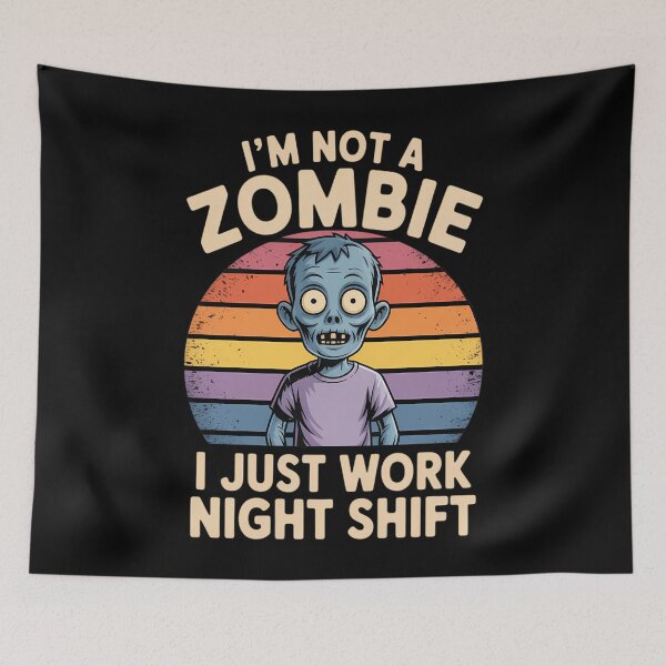 Item preview, Zombie Funny Joke Sayings Halloween designed and sold by Sea4Adventures.