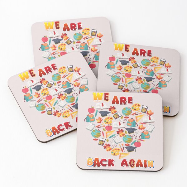 Item preview, We Are Back Again - School Heart Design designed and sold by SoftLifeClub.