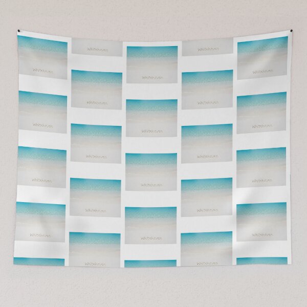 Item preview, The Edge of Paradise: A Serene and Minimalist Whitehaven Beach designed and sold by Digital Dreams Arts.