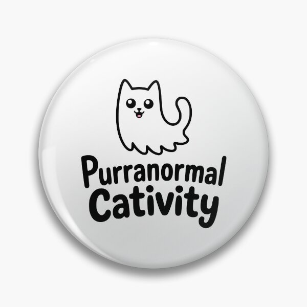 Item preview, Purranormal Cativity! Cute Ghost Cat Pun designed and sold by PMCreative.