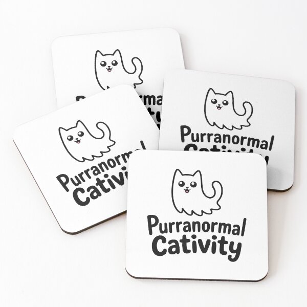 Item preview, Purranormal Cativity! Cute Ghost Cat Pun designed and sold by PMCreative.