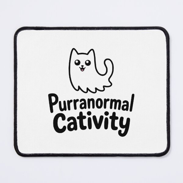 Item preview, Purranormal Cativity! Cute Ghost Cat Pun designed and sold by PMCreative.