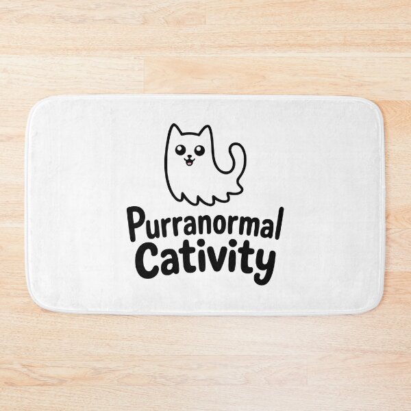 Item preview, Purranormal Cativity! Cute Ghost Cat Pun designed and sold by PMCreative.