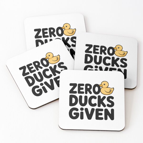 Item preview, Zero Ducks Given! Cute Duck Pun designed and sold by PMCreative.