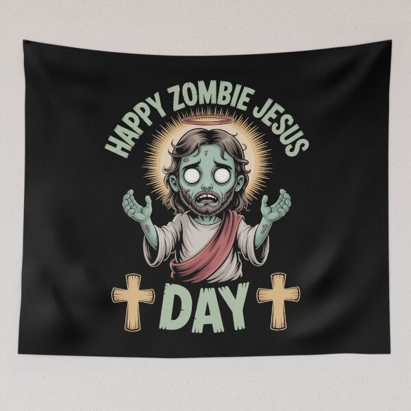Item preview, Zombie Halloween Funny Jesus Faith designed and sold by Sea4Adventures.
