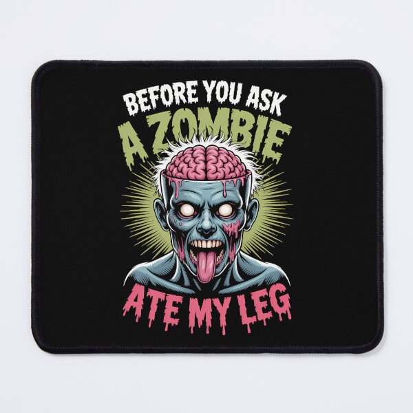 Item preview, Zombie Halloween Funny Leg Amputee Humor designed and sold by Sea4Adventures.