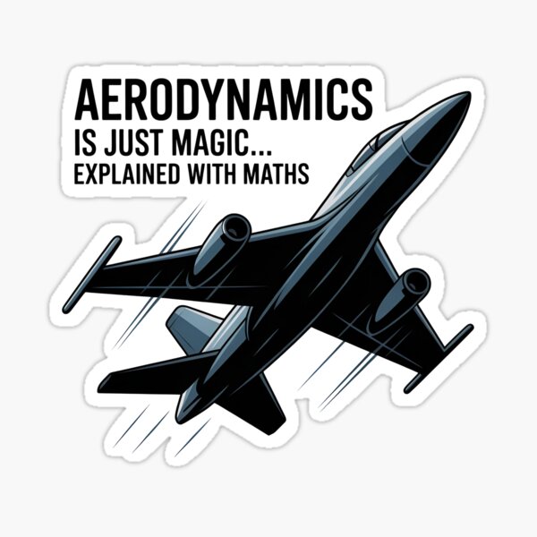 Item preview, Aerodynamics Is Just Magic… Explained With Maths | Aerospace Engineer designed and sold by Professionalpun.