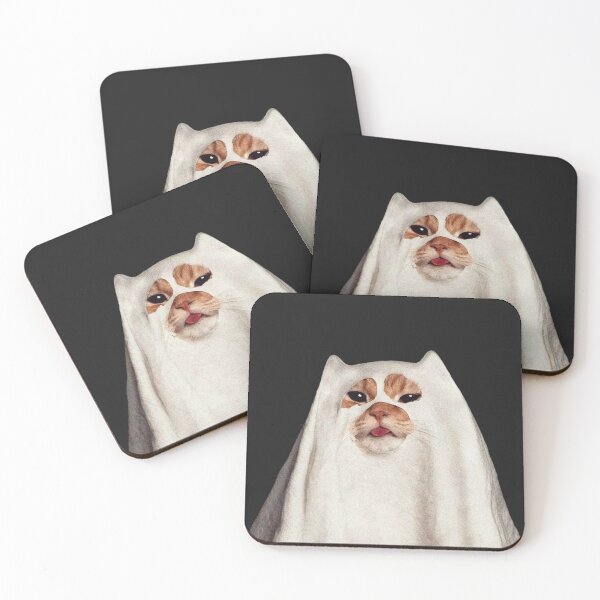 Item preview, Cuty Halloween Ghost Cat :3 designed and sold by PaulnlyFans.