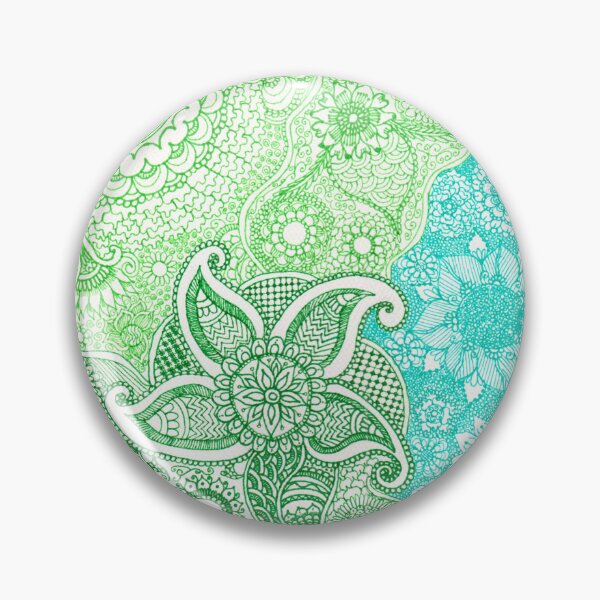 Item preview, Flower World Zentangle Tricolor  designed and sold by DesignPMG.