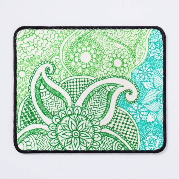 Item preview, Flower World Zentangle Tricolor designed and sold by DesignPMG.