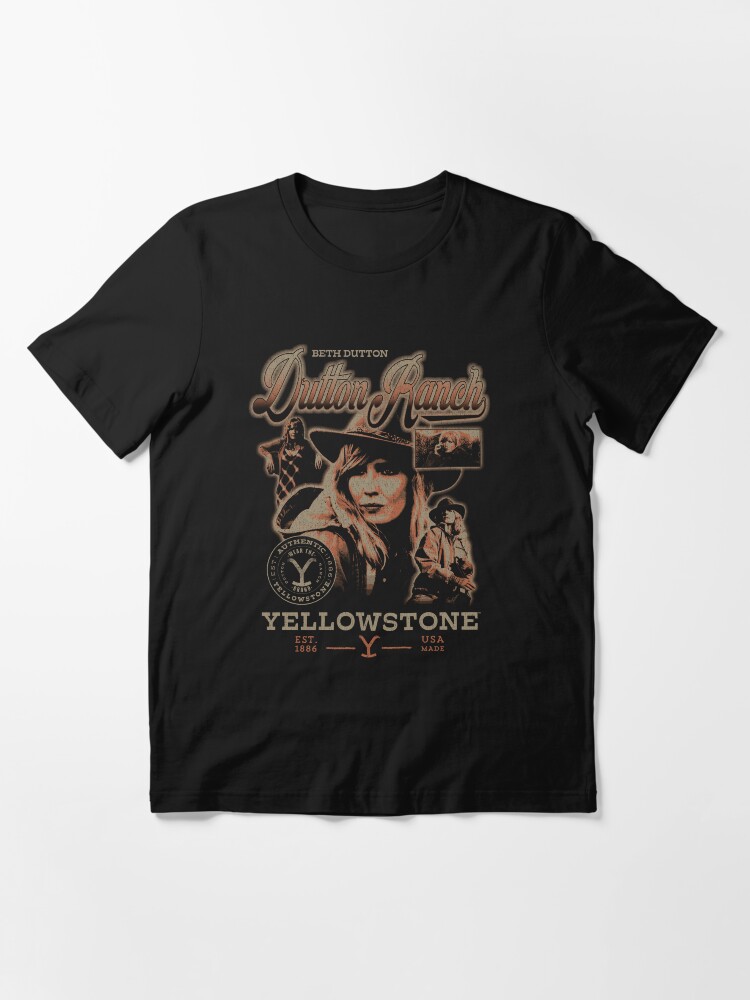 Yellowstone Iconic Beth Dutton Distressed Big Chest Poster Essential T-Shirt