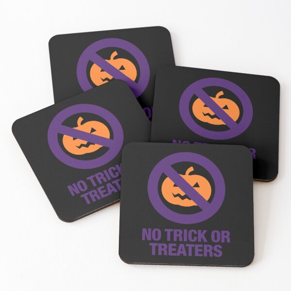 Item preview, No Trick Or Treaters Anti Halloween Motif designed and sold by taiche.