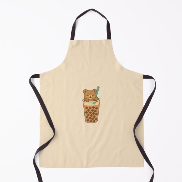 Item preview,  Boba Bear Bubble Tea – Cute Vintage Illustration designed and sold by SoftWavesStudio.