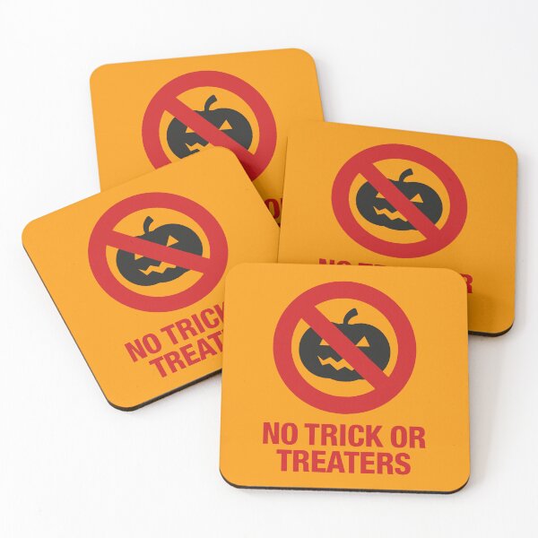 Item preview, No Trick Or Treaters Anti Halloween Motif designed and sold by taiche.