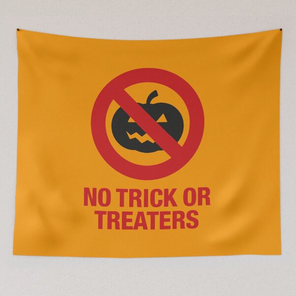 Item preview, No Trick Or Treaters Anti Halloween Motif designed and sold by taiche.